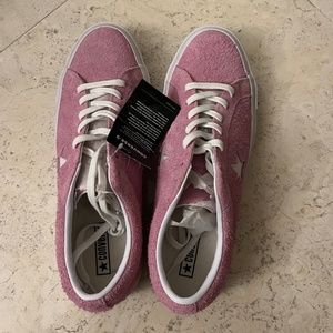 CONVERSE One Star suede sneakers, size 10.5